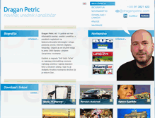 Tablet Screenshot of draganpetric.com